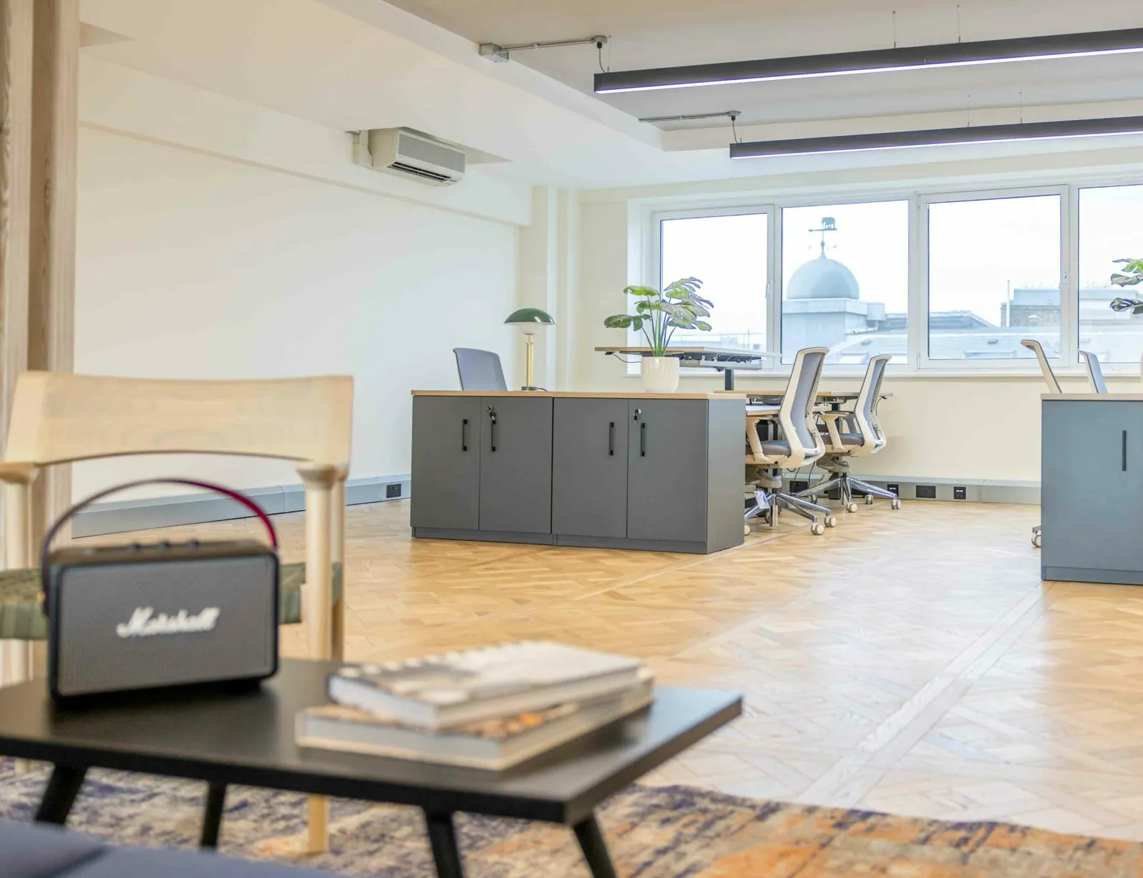 The fifth floor at Abbey House, looking out over Clerkenwell